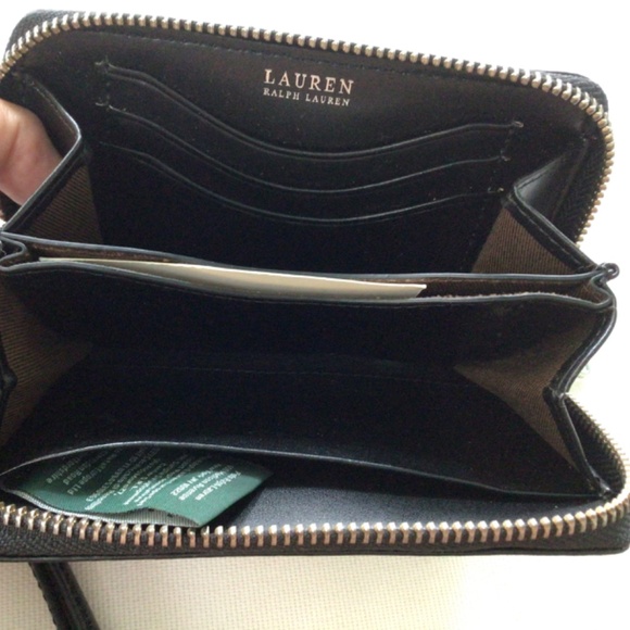 Ralph Lauren Zip Wristlet Black - Picture 8 of 15